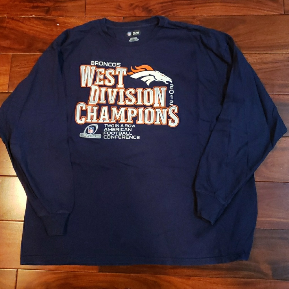 Denver Broncos men xxl long sleeve tshirt